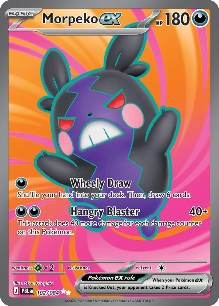 Morpeko ex, Pitch Black 102/084