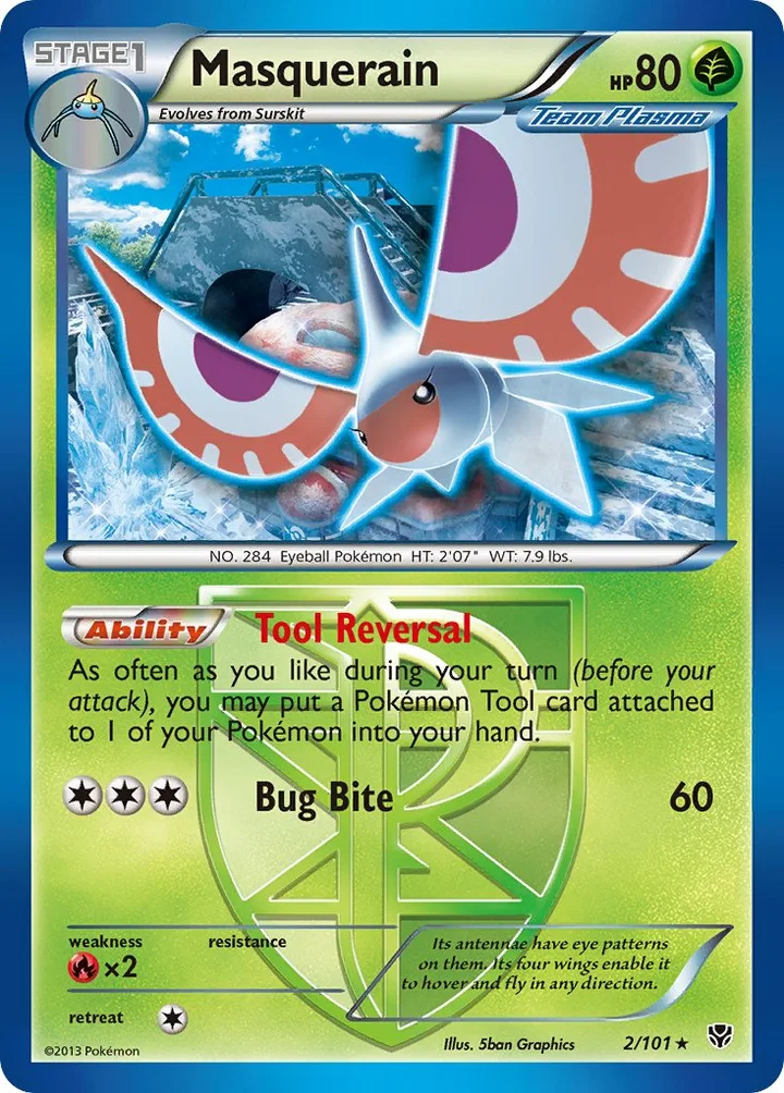 Masquerain, Plasma Blast 2/101