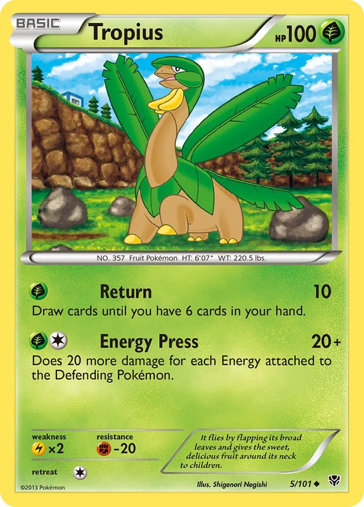 Tropius, Plasma Blast 5/101