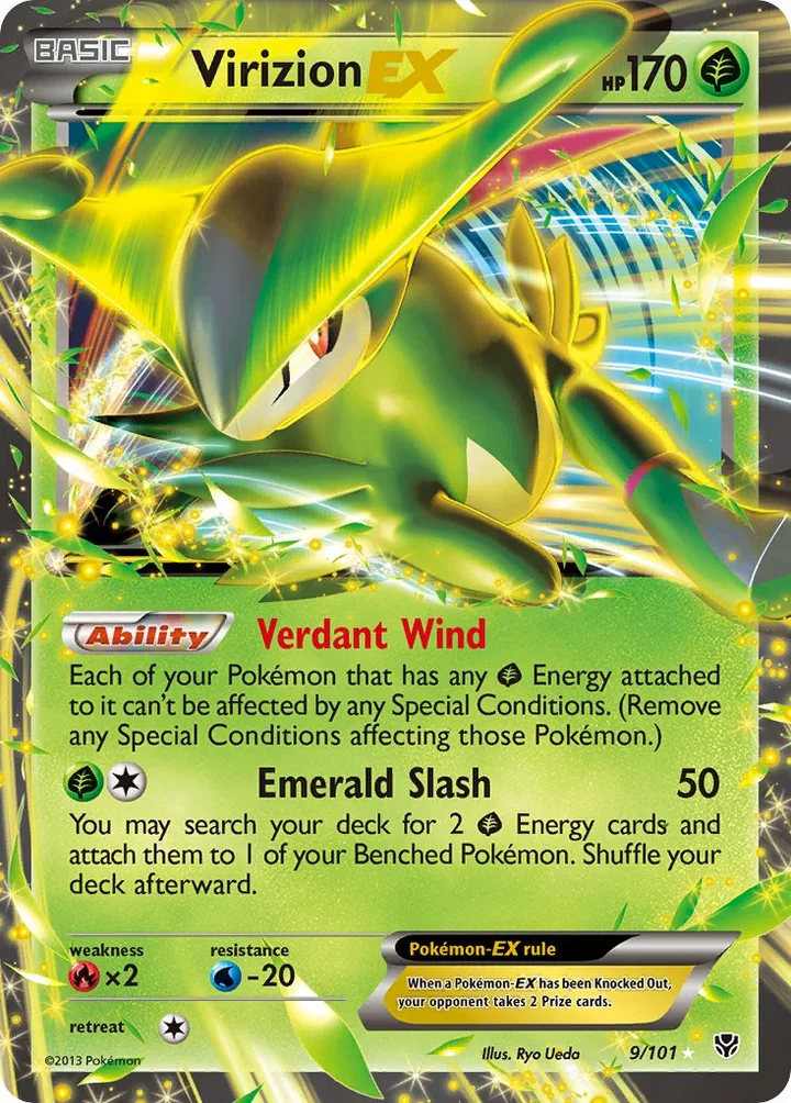 Virizion-EX, Plasma Blast 9/101