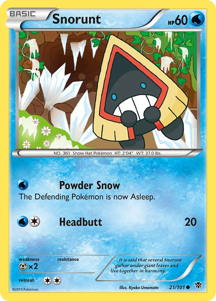 Snorunt, Plasma Blast 21/101