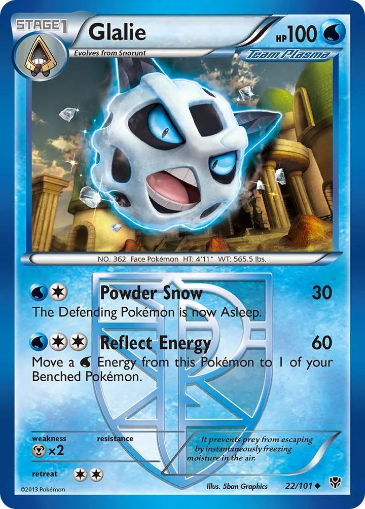 Glalie, Plasma Blast 22/101