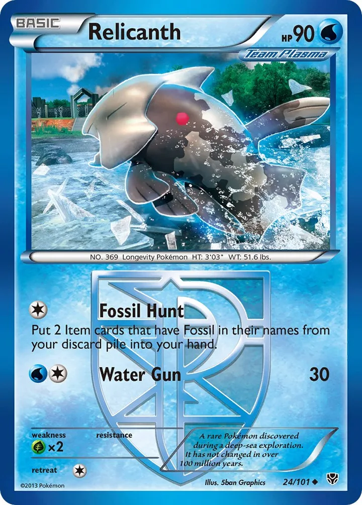 Relicanth, Plasma Blast 24/101