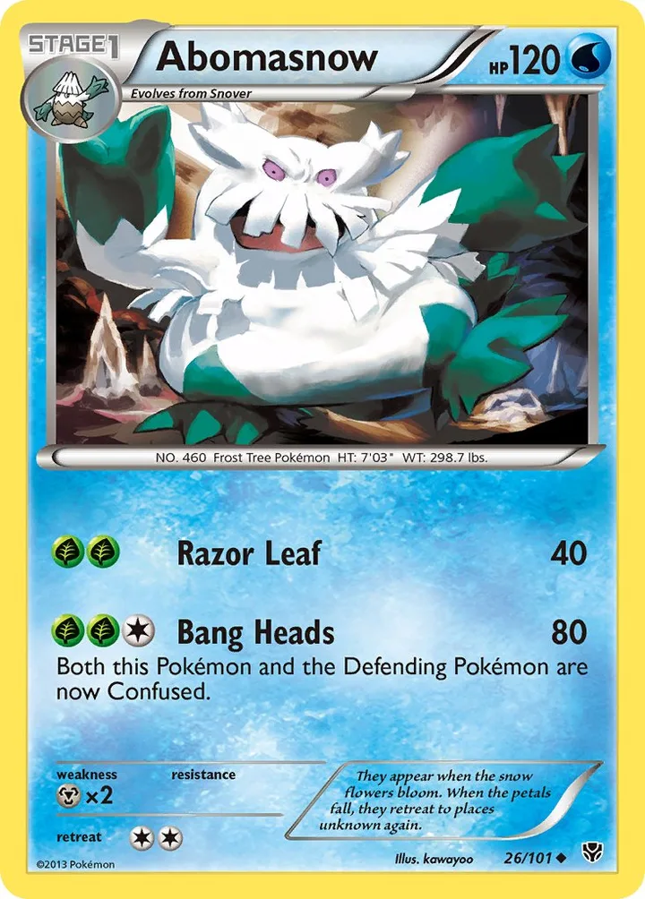 Abomasnow, Plasma Blast 26/101