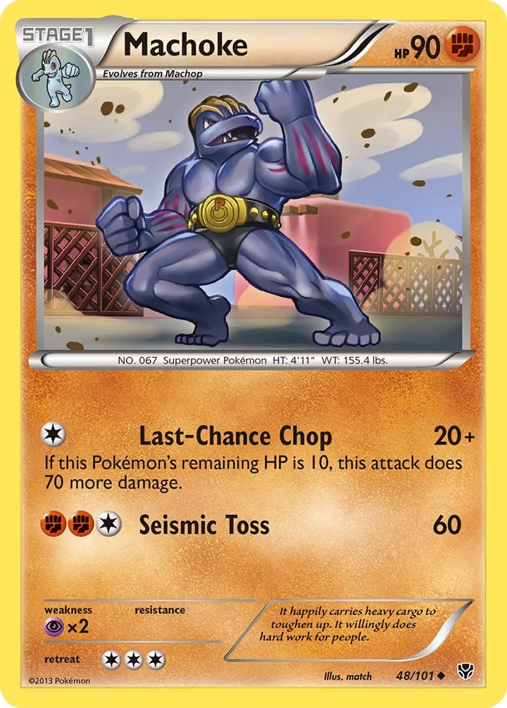 Machoke, Plasma Blast 48/101