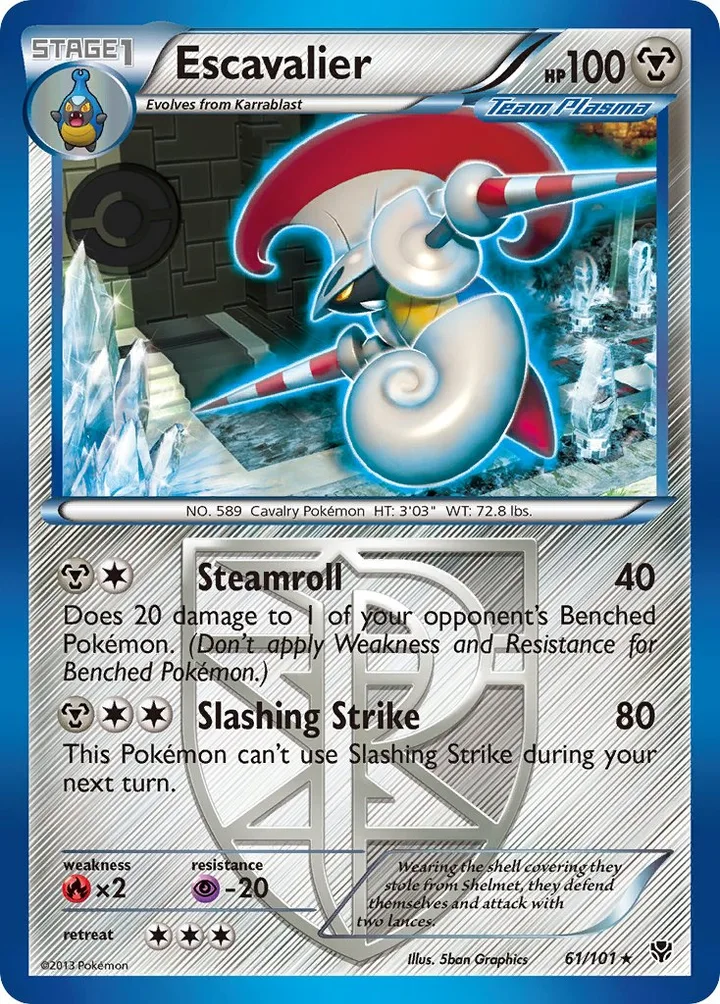 Escavalier, Plasma Blast 61/101