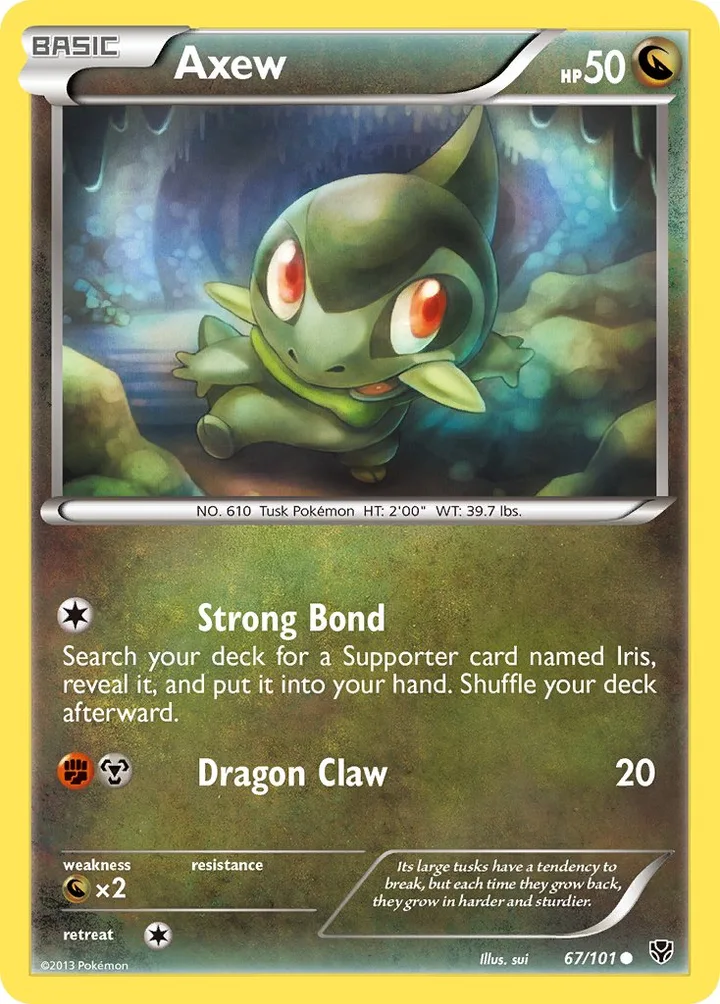 Axew, Plasma Blast 67/101