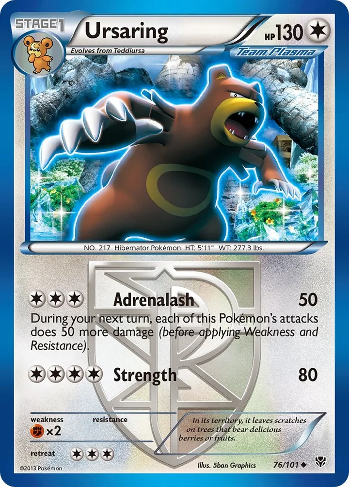 Ursaring, Plasma Blast 76/101