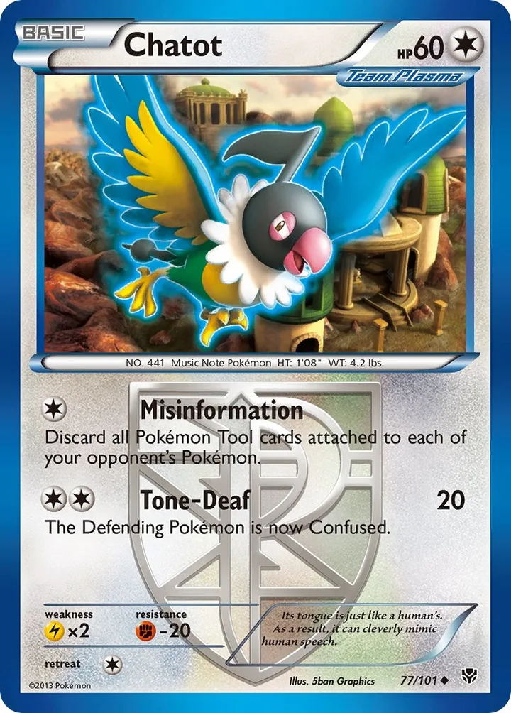Chatot, Plasma Blast 77/101
