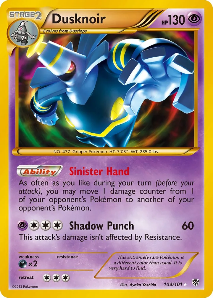 Dusknoir, Plasma Blast 104/101