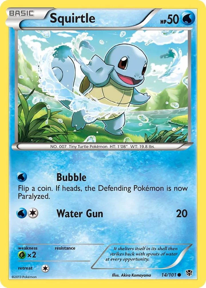 Squirtle, Plasma Blast 14/101