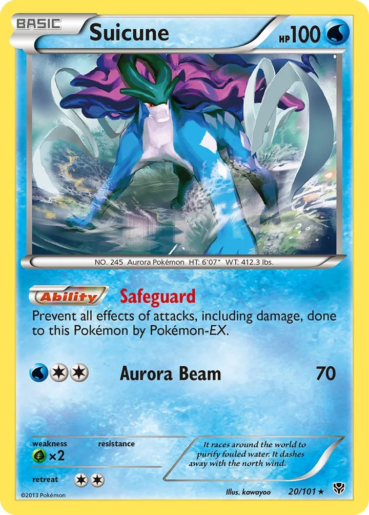 Suicune, Plasma Blast 20/101