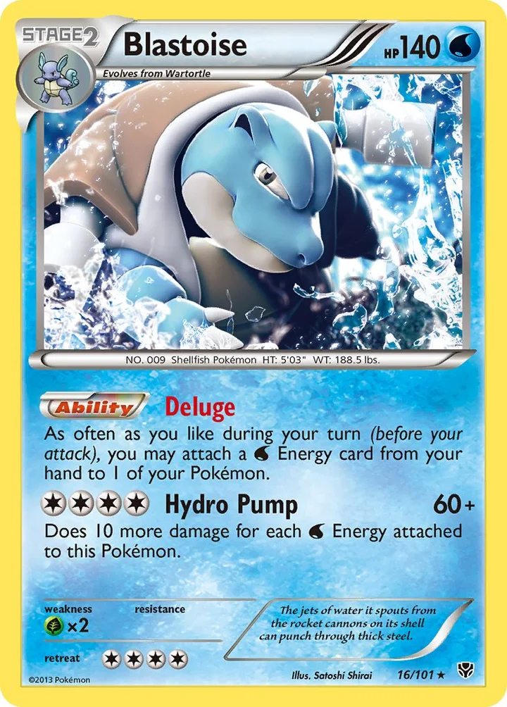 Blastoise, Plasma Blast 16/101