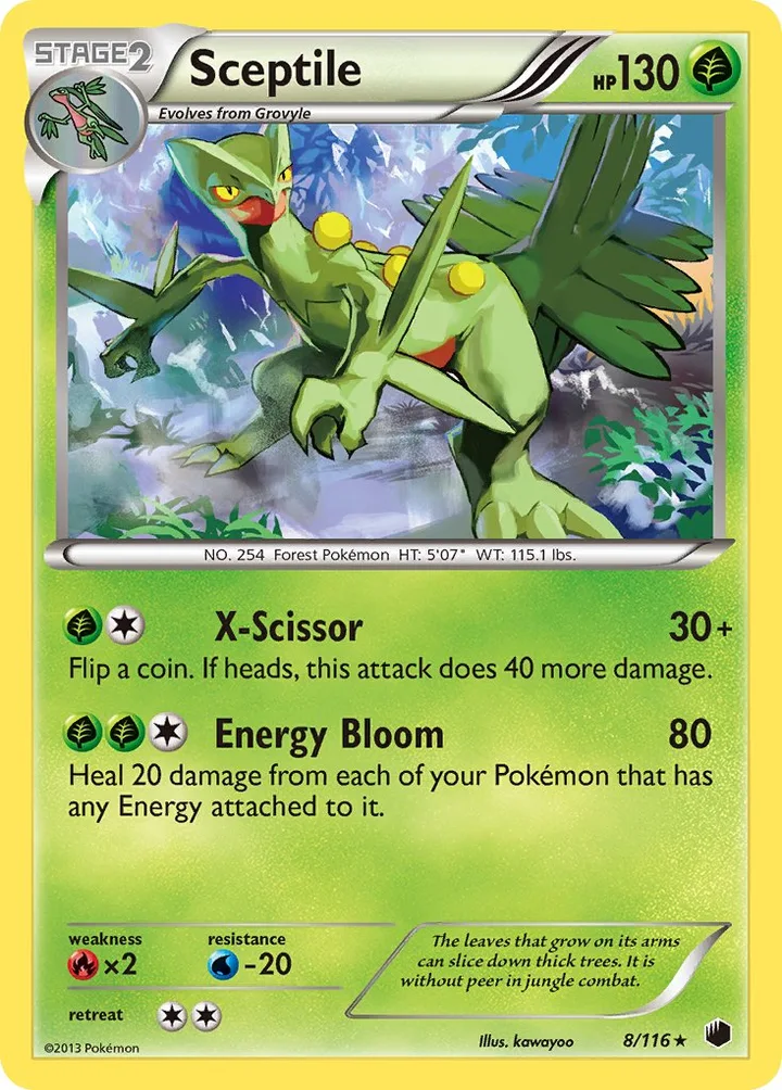 Sceptile, Plasma Freeze 8/116