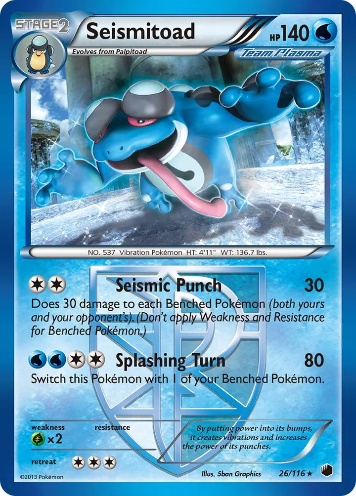 Seismitoad, Plasma Freeze 26/116