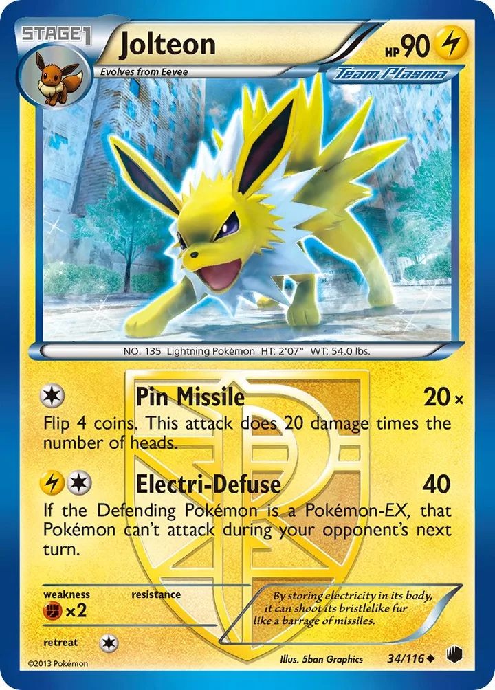 Jolteon, Plasma Freeze 34/116