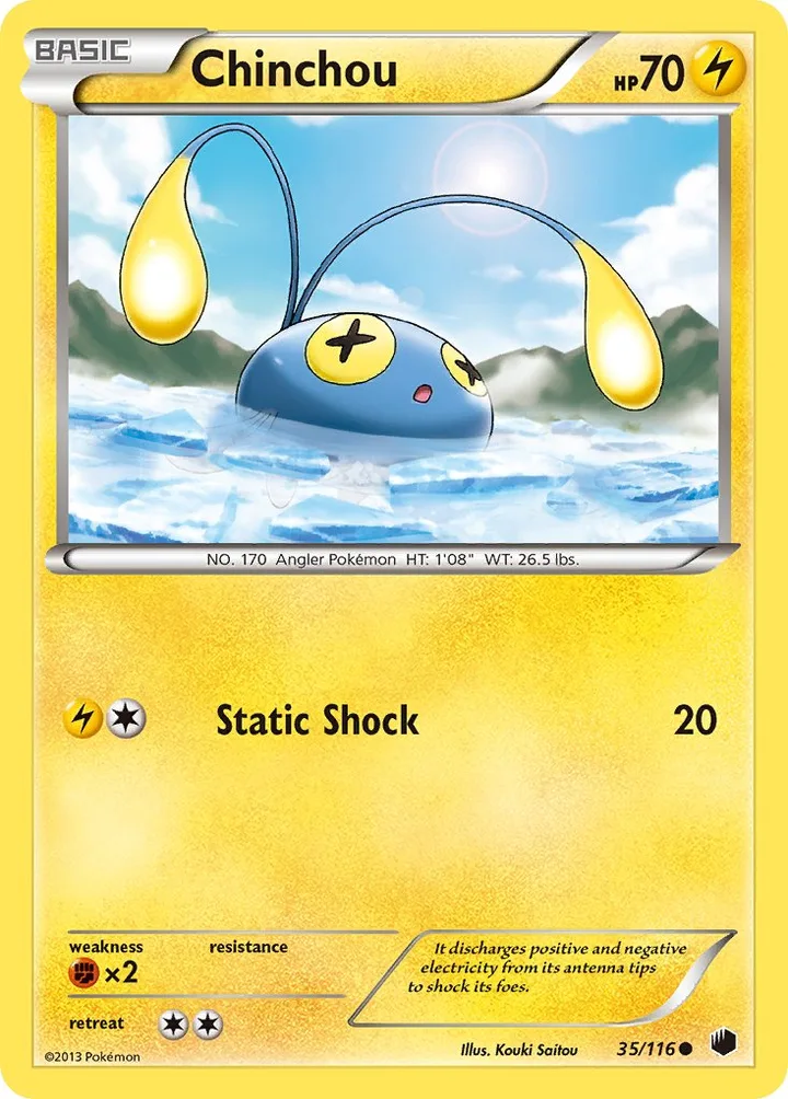 Chinchou, Plasma Freeze 35/116