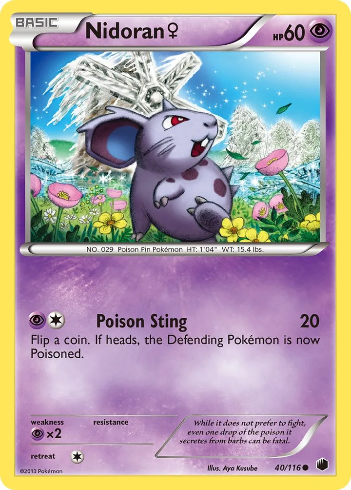 Nidoran Female, Plasma Freeze 40/116