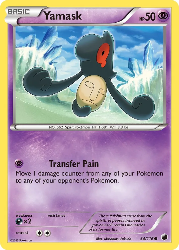 Yamask, Plasma Freeze 54/116