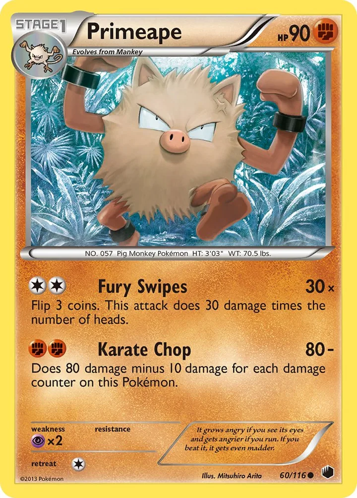 Primeape, Plasma Freeze 60/116