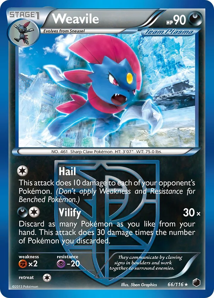 Weavile, Plasma Freeze 66/116