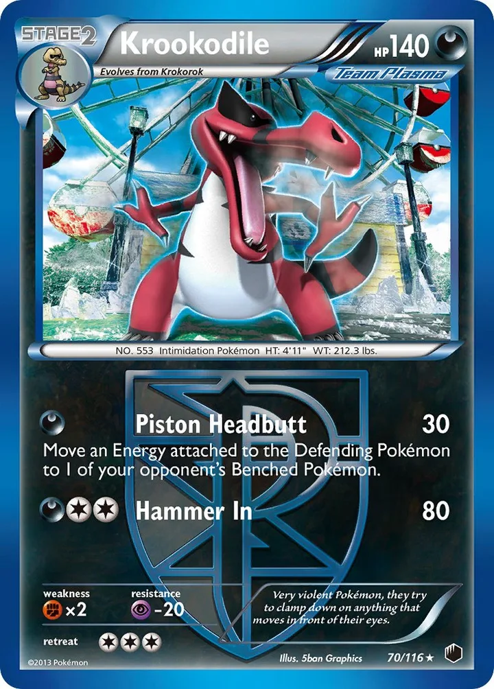 Krookodile, Plasma Freeze 70/116