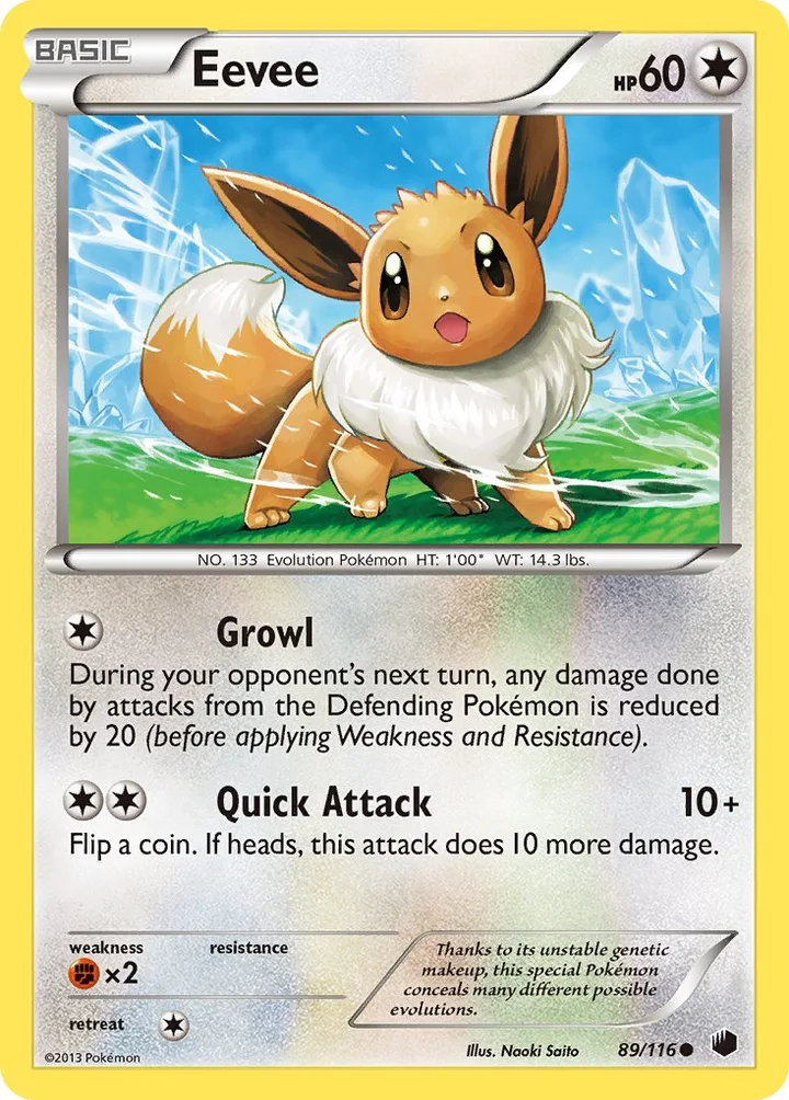 Eevee, Plasma Freeze 89/116