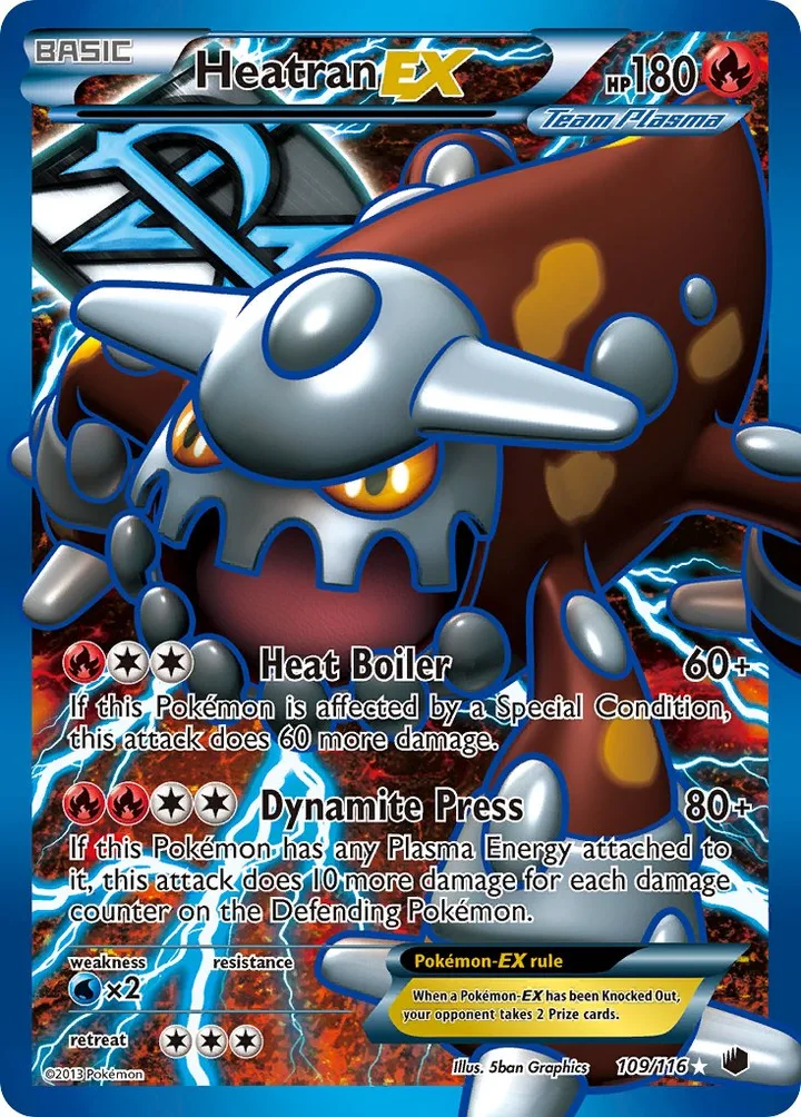 Heatran-EX, Plasma Freeze 109/116