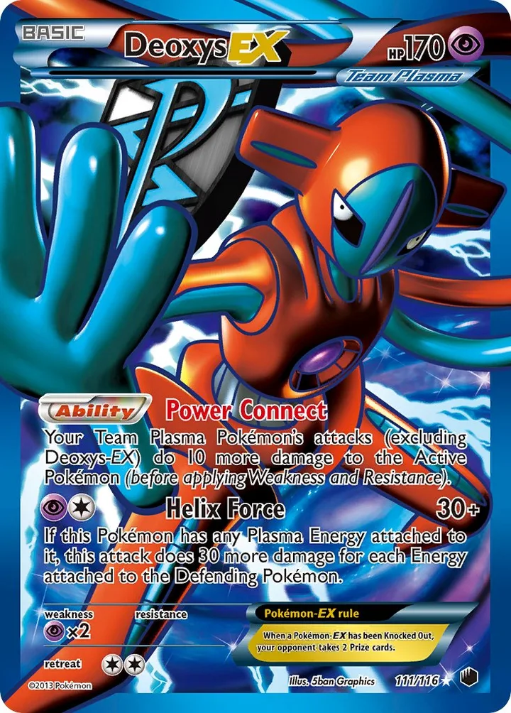 Deoxys-EX, Plasma Freeze 111/116