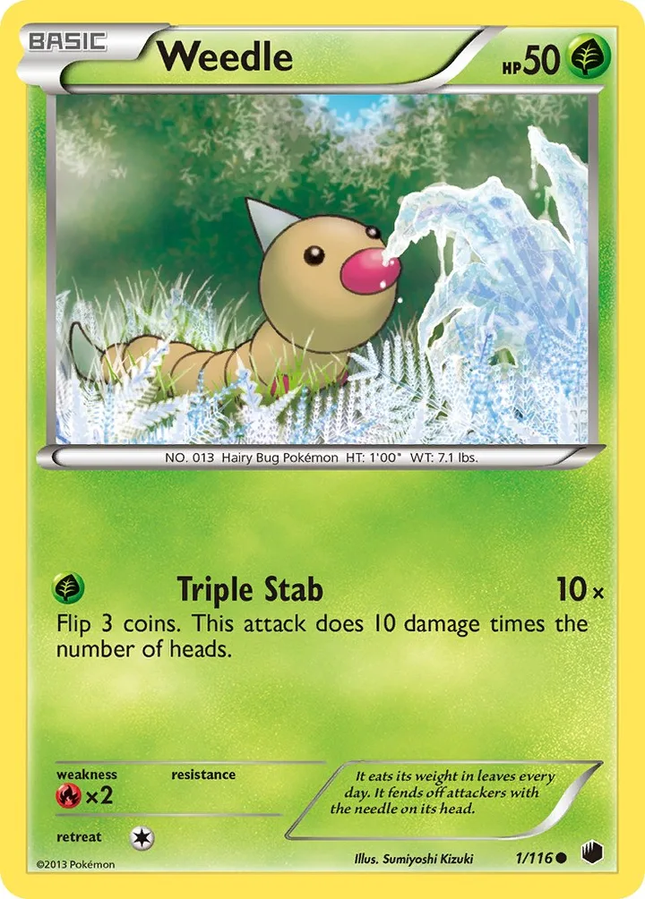 Weedle, Plasma Freeze 1/116