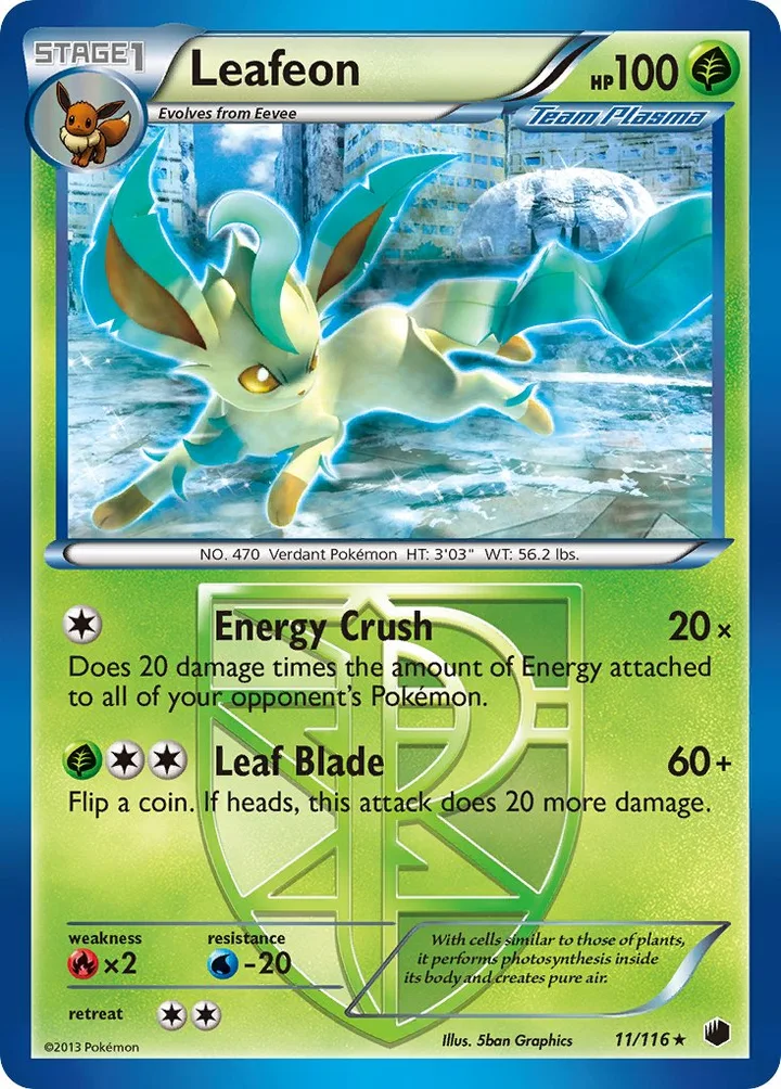 Leafeon, Plasma Freeze 11/116