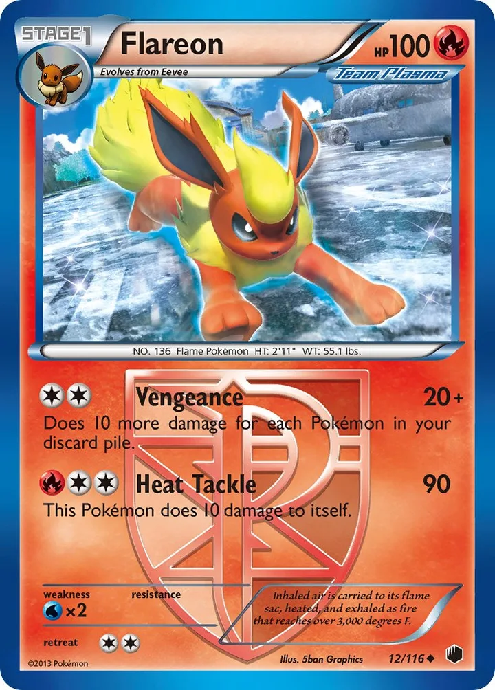 Flareon, Plasma Freeze 12/116