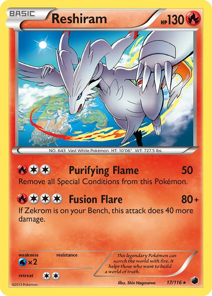 Reshiram, Plasma Freeze 17/116