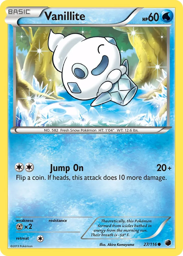 Vanillite, Plasma Freeze 27/116
