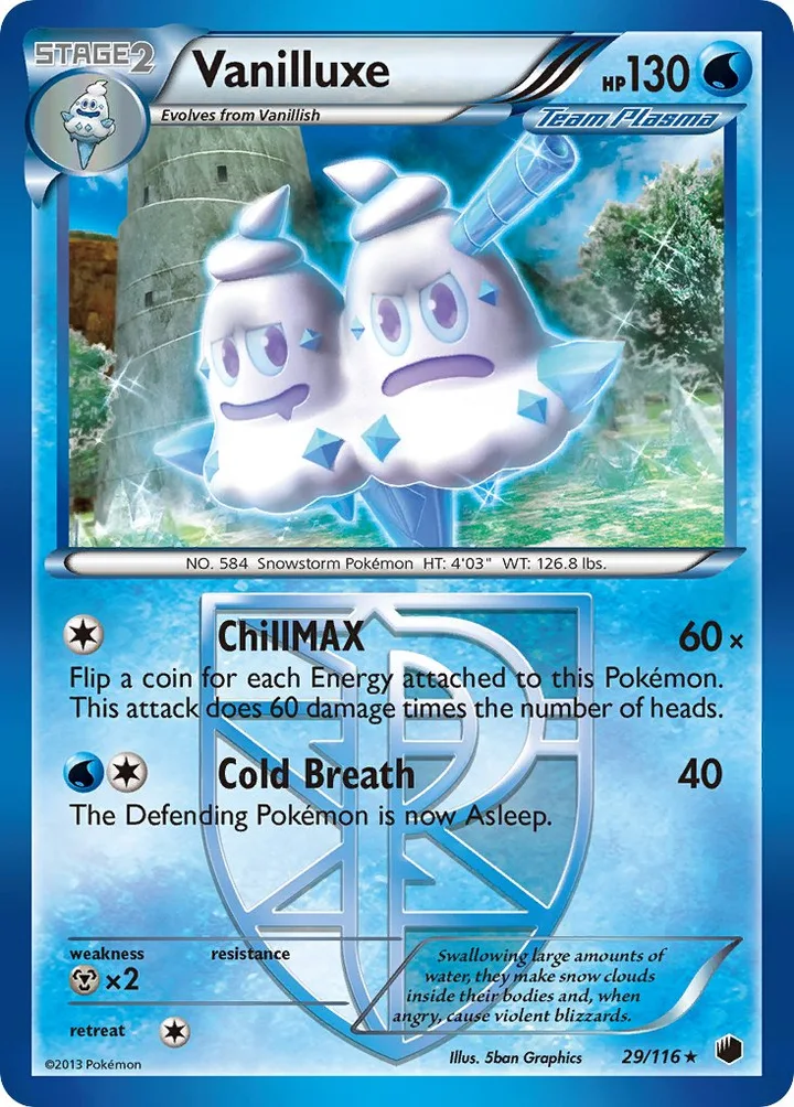 Vanilluxe, Plasma Freeze 29/116