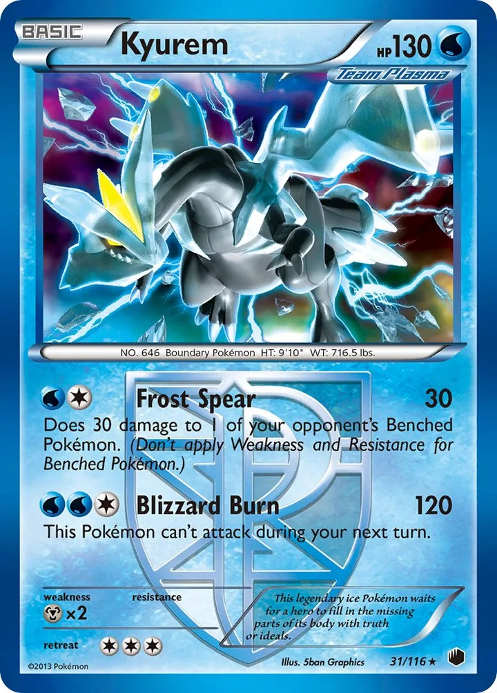 Kyurem, Plasma Freeze 31/116