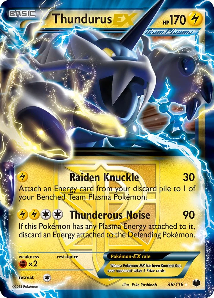 Thundurus-EX, Plasma Freeze 38/116