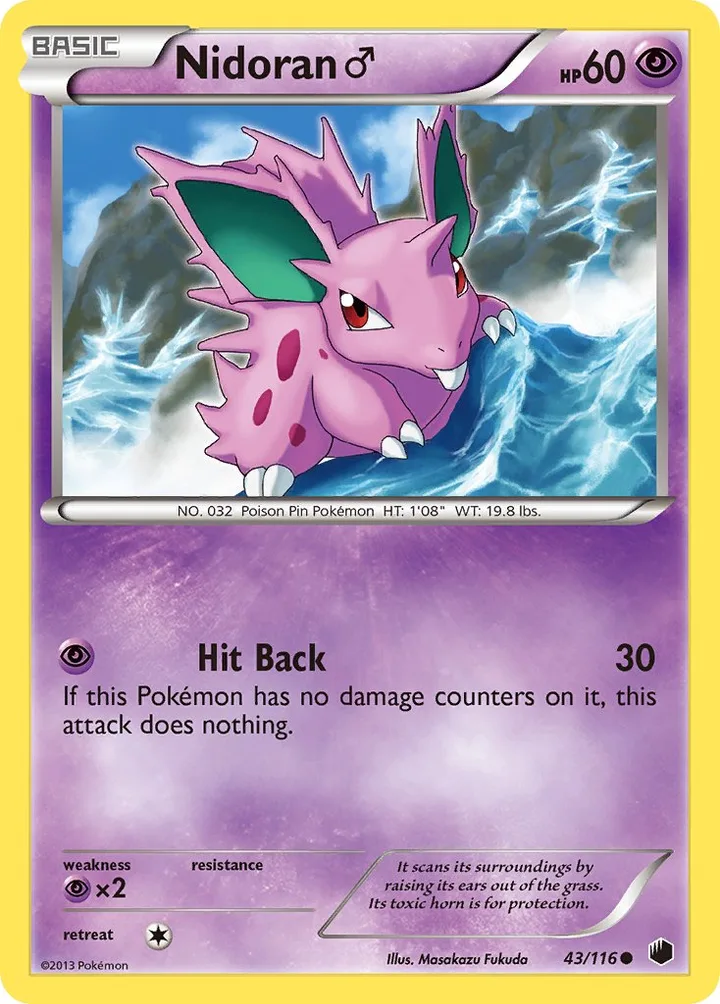 Nidoran Male, Plasma Freeze 43/116