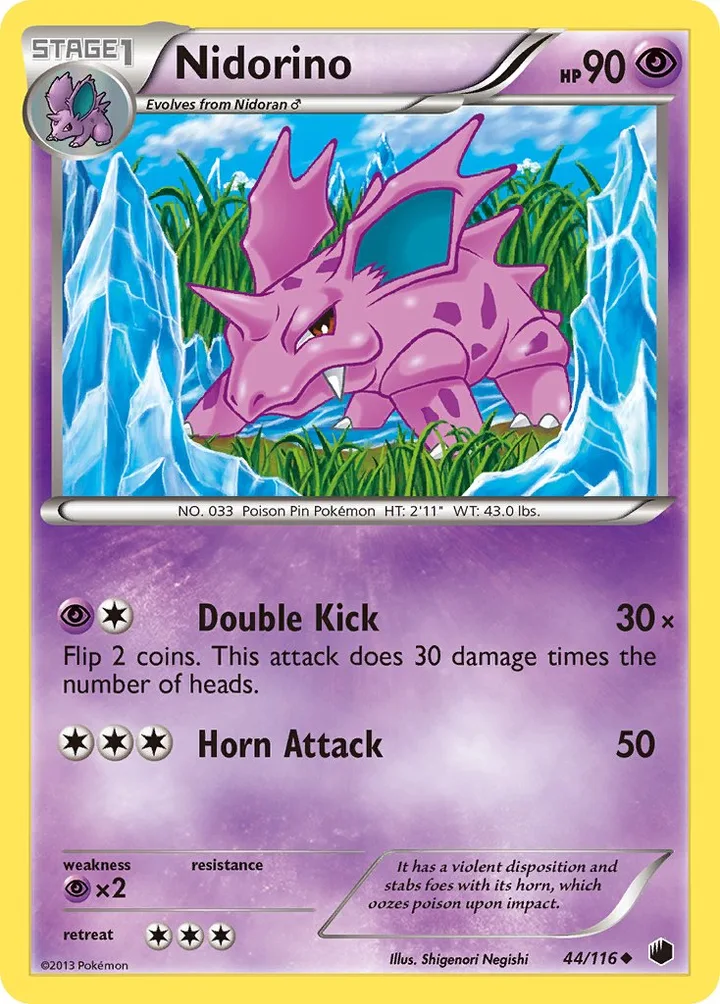 Nidorino, Plasma Freeze 44/116