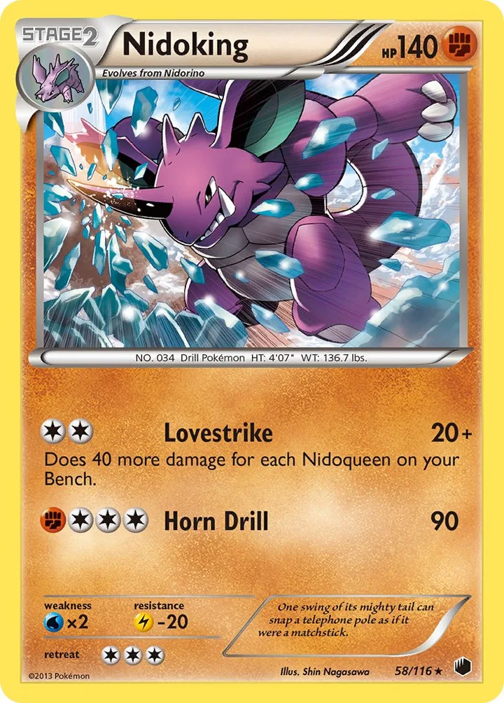 Nidoking, Plasma Freeze 58/116