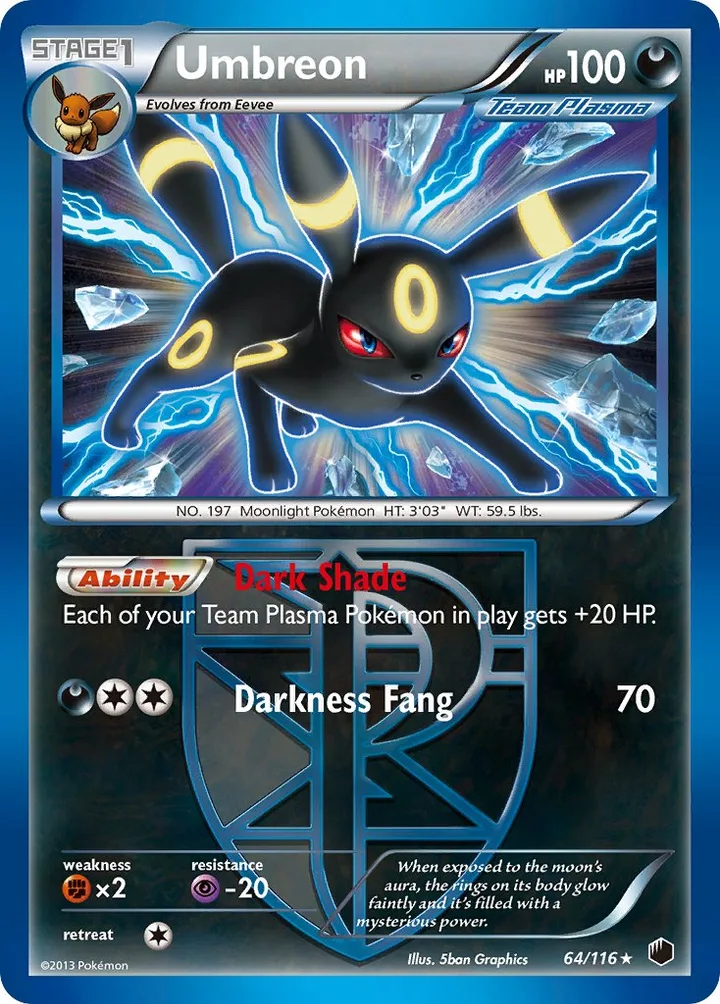 Umbreon, Plasma Freeze 64/116