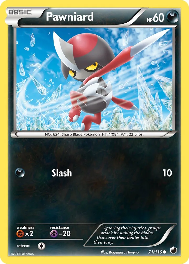 Pawniard, Plasma Freeze 71/116
