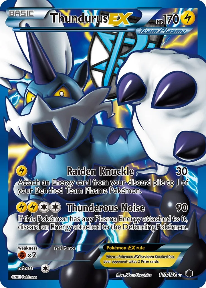 Thundurus-EX, Plasma Freeze 110/116