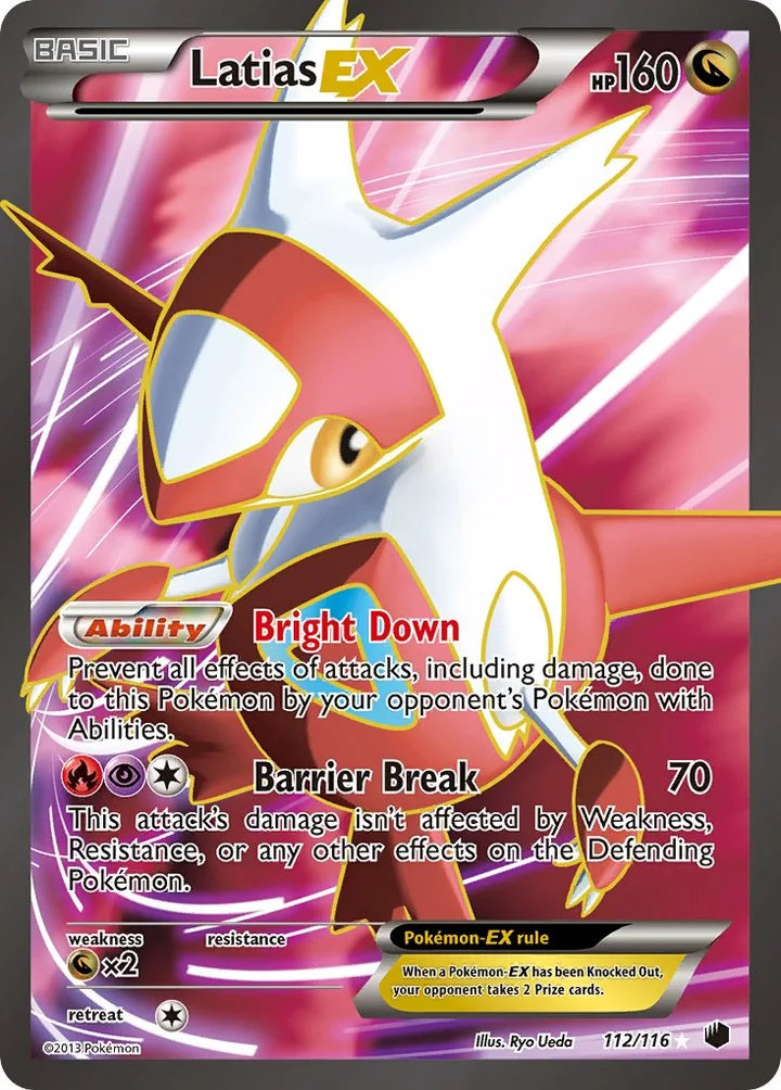Latias-EX, Plasma Freeze 112/116