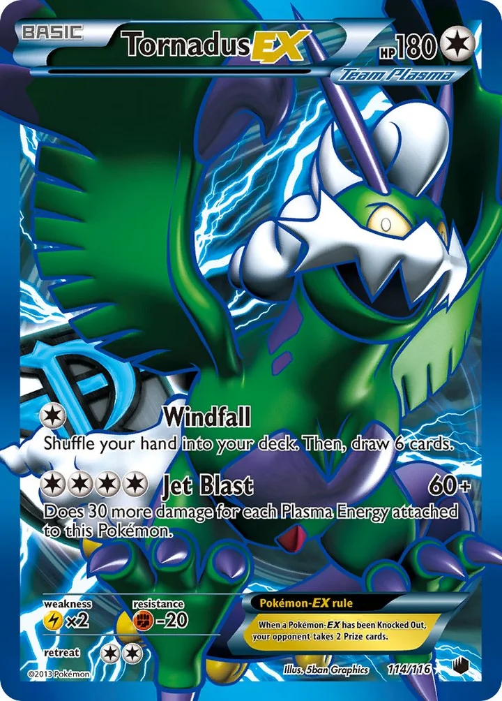 Tornadus-EX, Plasma Freeze 114/116