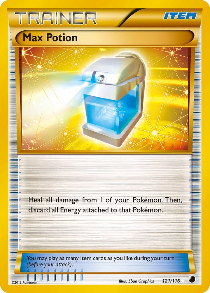 Max Potion, Plasma Freeze 121/116