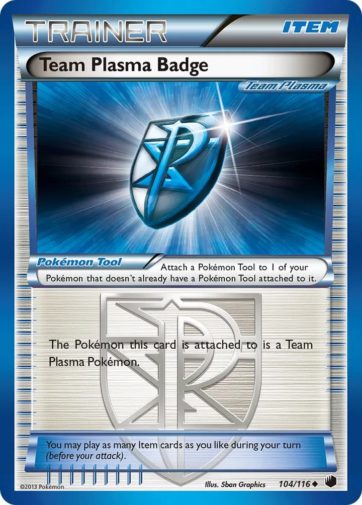 Team Plasma Badge, Plasma Freeze 104/116