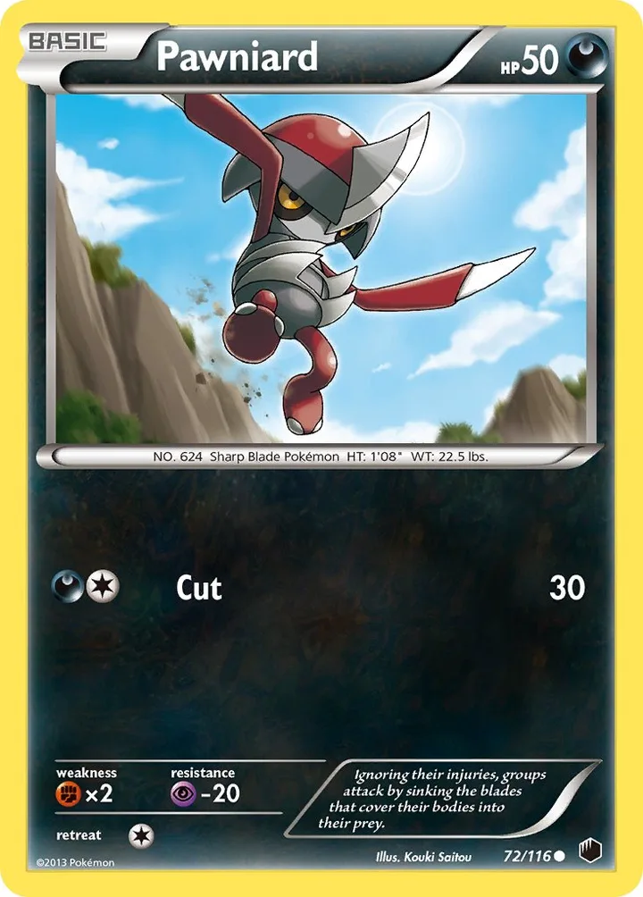 Pawniard, Plasma Freeze 72/116