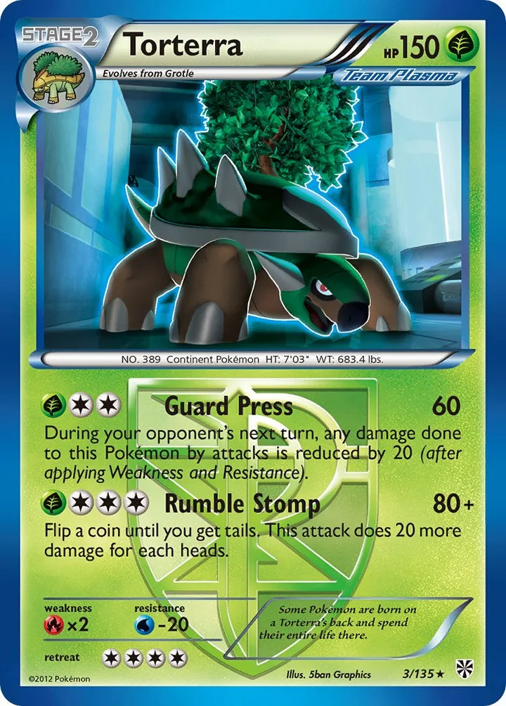 Torterra, Plasma Storm 3/135