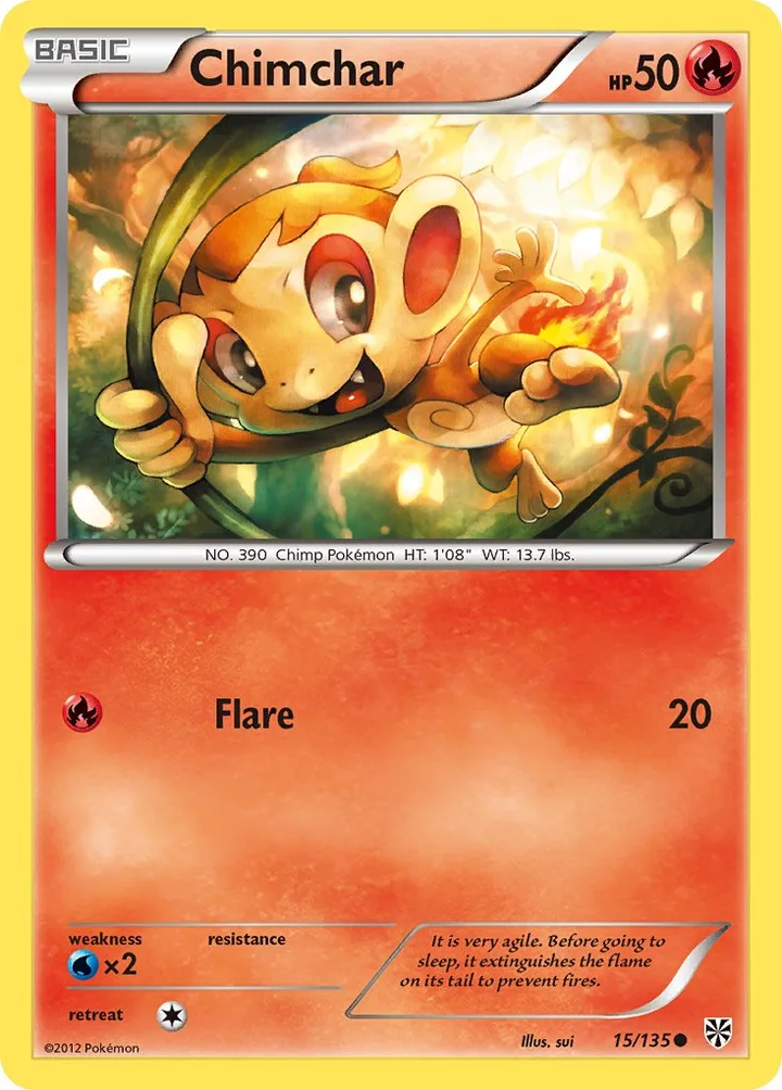 Chimchar, Plasma Storm 15/135